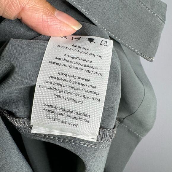 Stoic Shirt Mens Long Sleeve Performance Stretch Snap Hiking Small Charcoal Grey - Picture 9 of 9